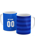 Mug with the Chelsea 2011-12 Home football shirt design by RIPA Football
