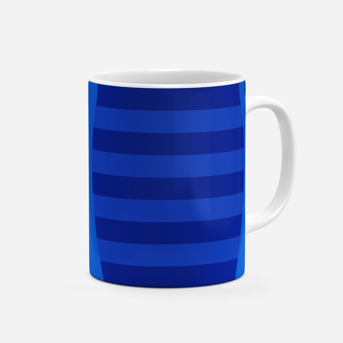 Mug with the Chelsea 2011-12 Home football shirt design by RIPA Football