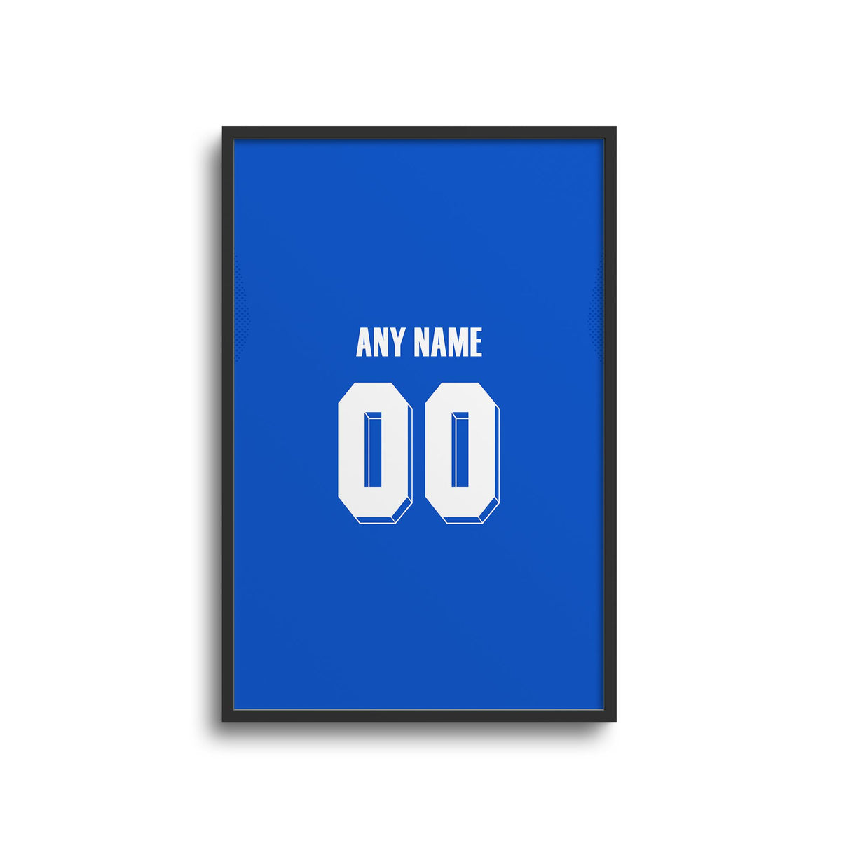 Print with the Chelsea 2011-12 Home football shirt design by RIPA Football