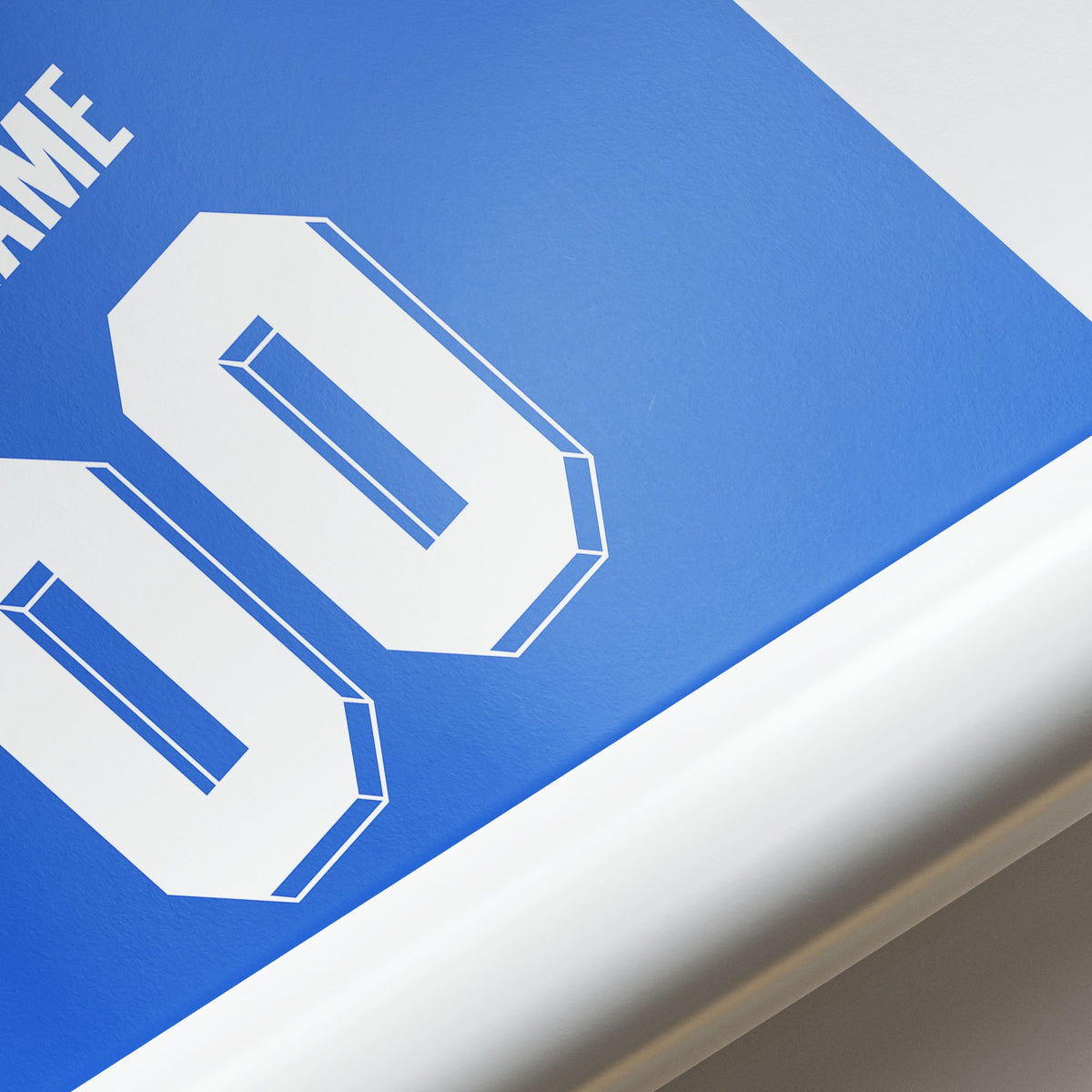 Print with the Chelsea 2011-12 Home football shirt design by RIPA Football