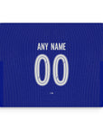 Mouse pad with the Chelsea 2024-25 Home football shirt design by RIPA Football