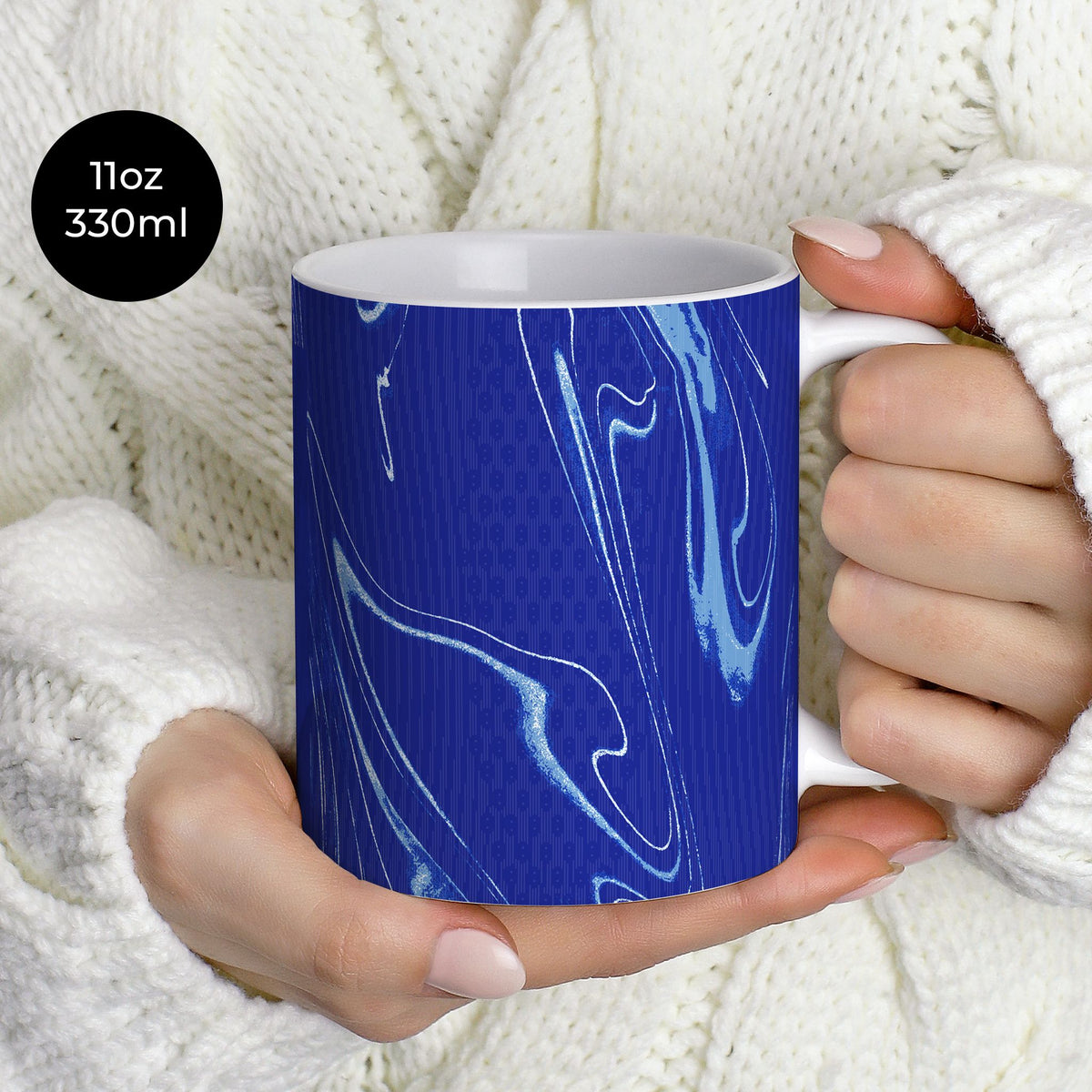 Mug with the Chelsea 2024-25 Home football shirt design by RIPA Football
