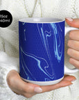 Mug with the Chelsea 2024-25 Home football shirt design by RIPA Football