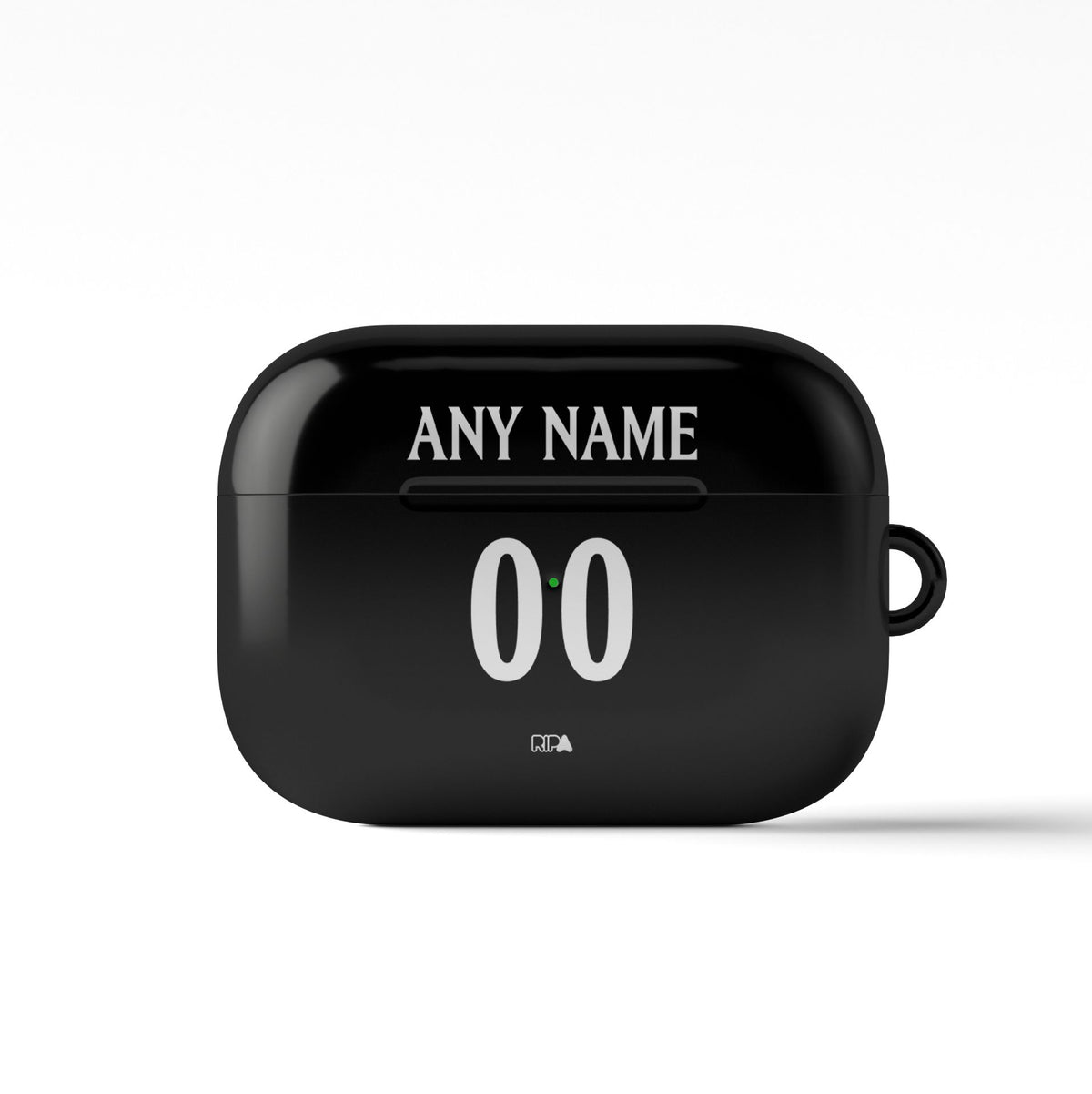 AirPods case with the Chelsea 2025-26 Goalkeeper football shirt design by RIPA Football