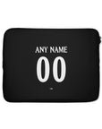 Laptop sleeve with the Chelsea 2025-26 Goalkeeper football shirt design by RIPA Football