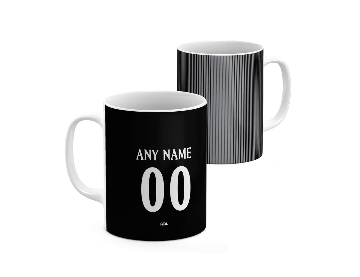 Mug with the Chelsea 2025-26 Goalkeeper football shirt design by RIPA Football