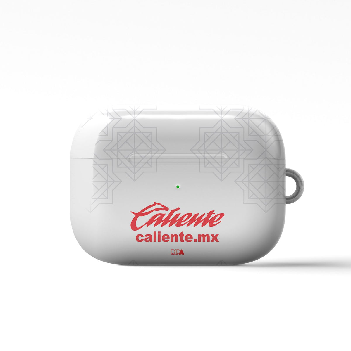 AirPods case with the Chivas Guadalajara 2022-23 Away football shirt design by RIPA Football