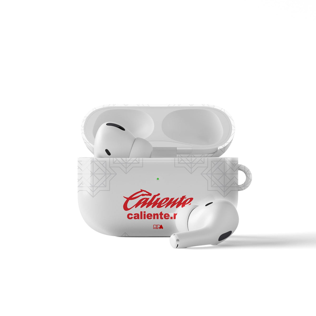 AirPods case with the Chivas Guadalajara 2022-23 Away football shirt design by RIPA Football