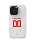 Phone case with the Chivas Guadalajara 2022-23 Away football shirt design by RIPA Football