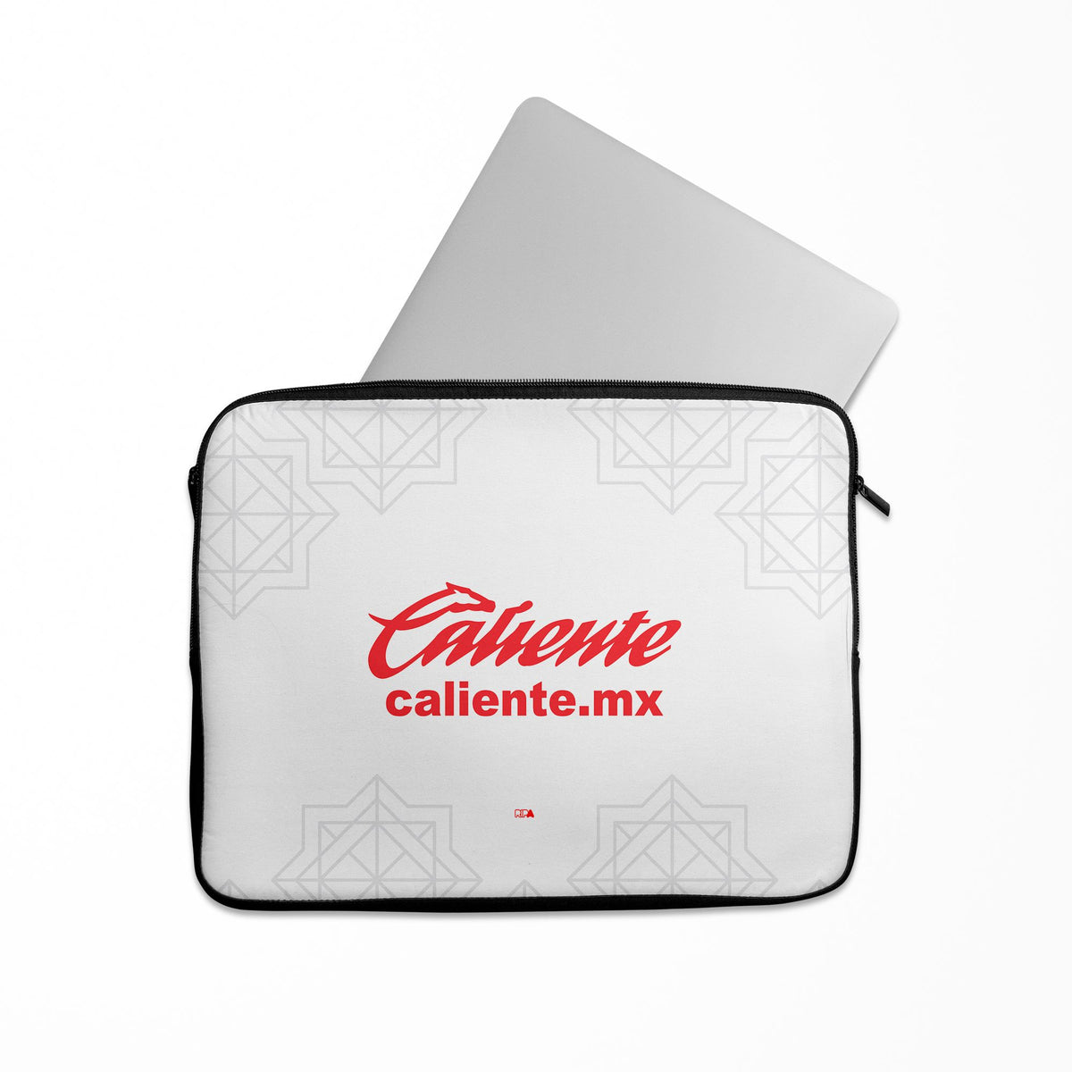 Laptop sleeve with the Chivas Guadalajara 2022-23 Away football shirt design by RIPA Football