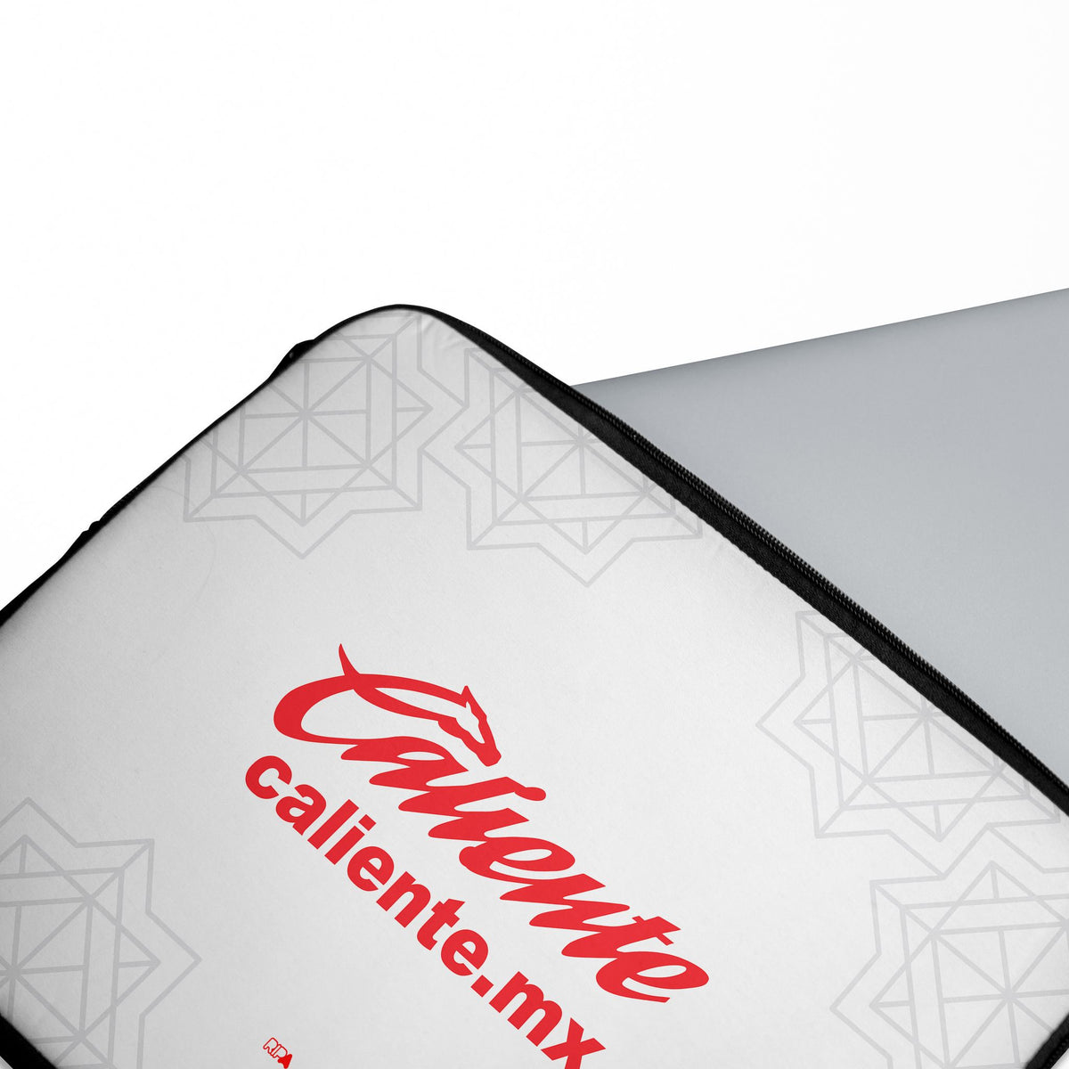 Laptop sleeve with the Chivas Guadalajara 2022-23 Away football shirt design by RIPA Football