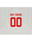 Mouse pad with the Chivas Guadalajara 2022-23 Away football shirt design by RIPA Football