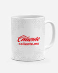 Mug with the Chivas Guadalajara 2022-23 Away football shirt design by RIPA Football