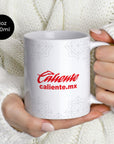 Mug with the Chivas Guadalajara 2022-23 Away football shirt design by RIPA Football