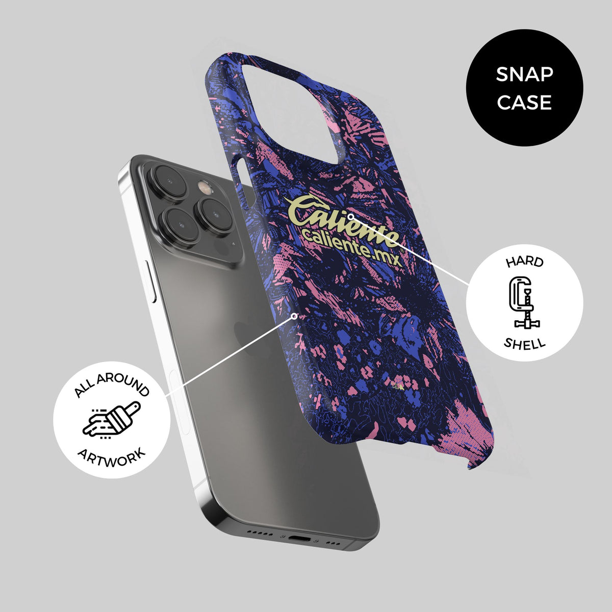 Phone case with the Club América 2024-25 Alternate football shirt design by RIPA Football