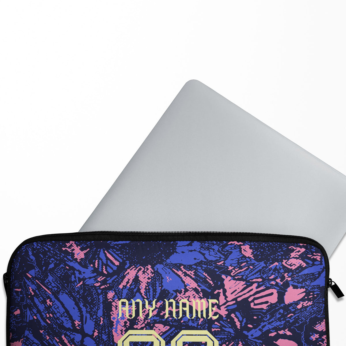 Laptop sleeve with the Club América 2024-25 Alternate football shirt design by RIPA Football