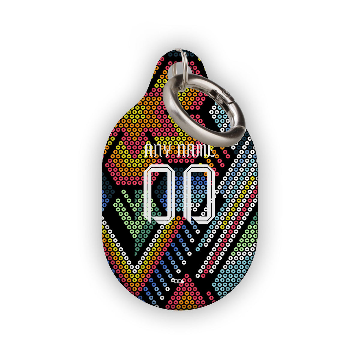 AirTag holder with the Club América 2025-26 Prematch football shirt design by RIPA Football