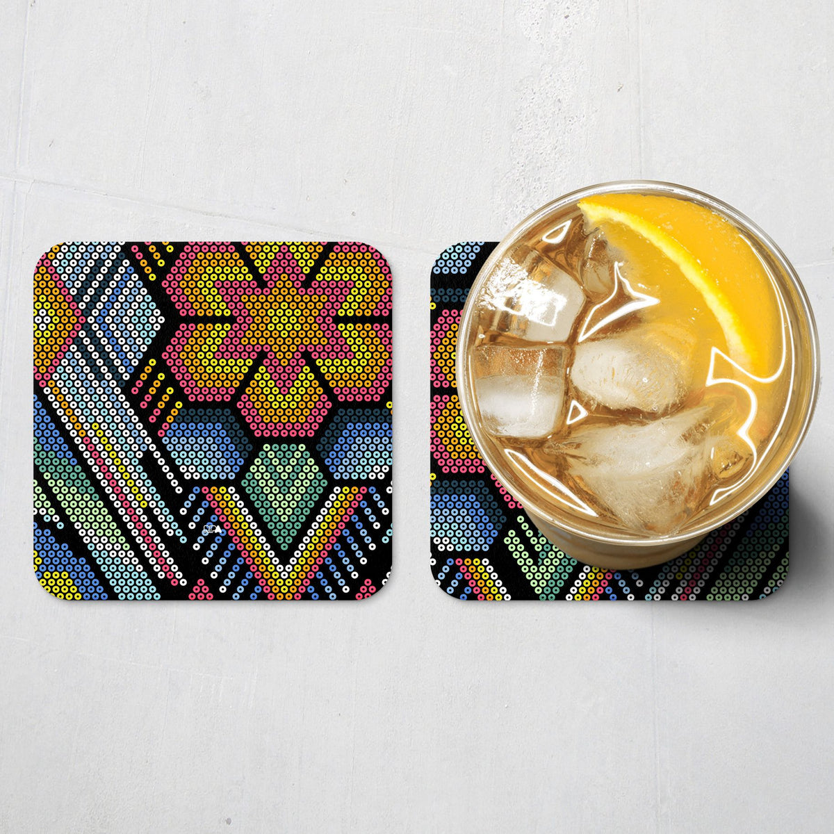 Coaster with the Club América 2025-26 Prematch football shirt design by RIPA Football