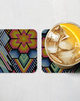 Coaster with the Club América 2025-26 Prematch football shirt design by RIPA Football