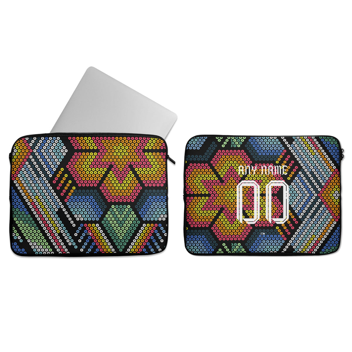 Laptop sleeve with the Club América 2025-26 Prematch football shirt design by RIPA Football