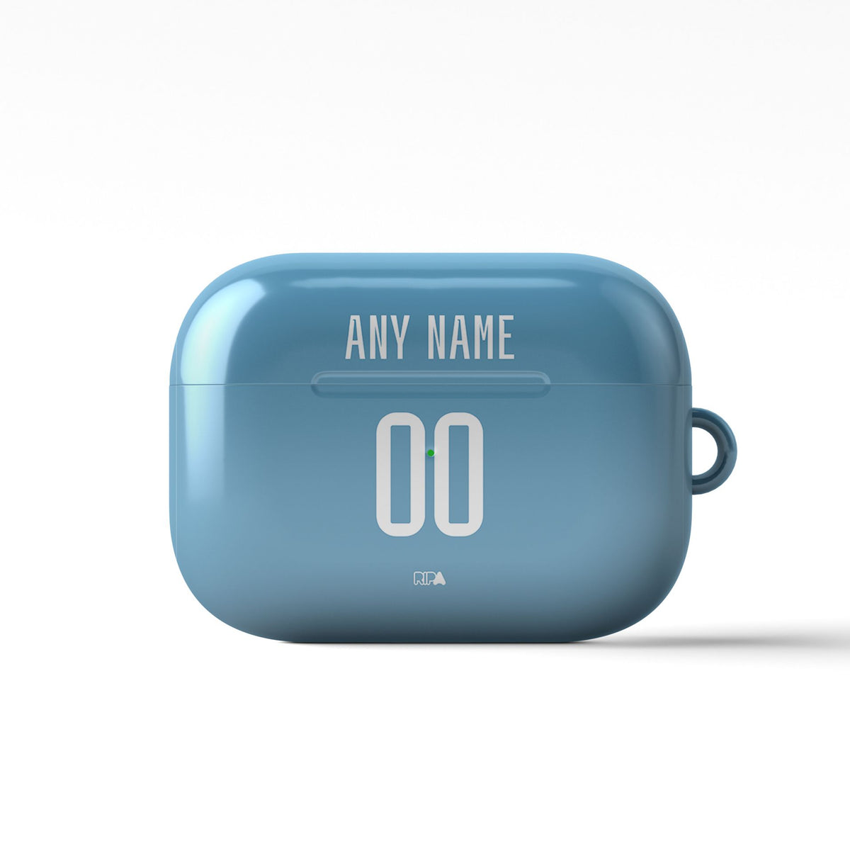 AirPods case with the Club Brugge 2025-26 Third football shirt design by RIPA Football