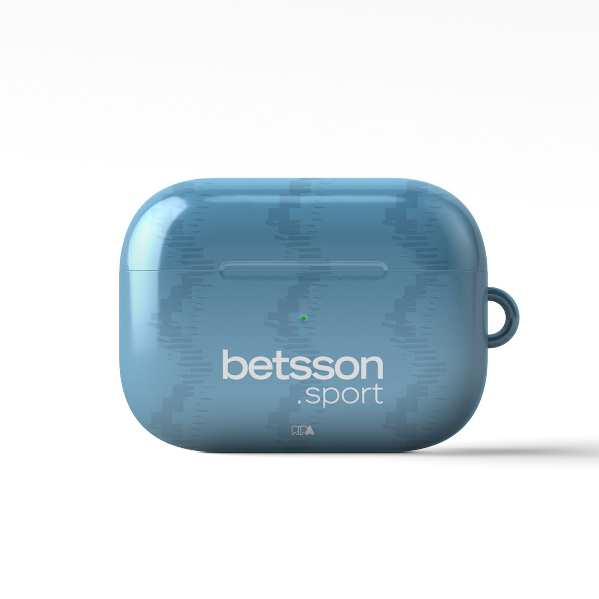 AirPods case with the Club Brugge 2025-26 Third football shirt design by RIPA Football