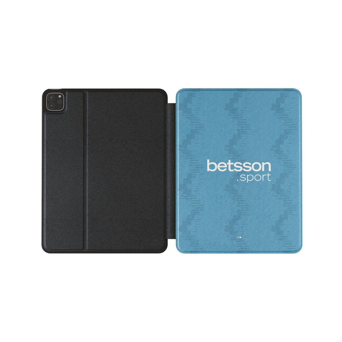 iPad case with the Club Brugge 2025-26 Third football shirt design by RIPA Football