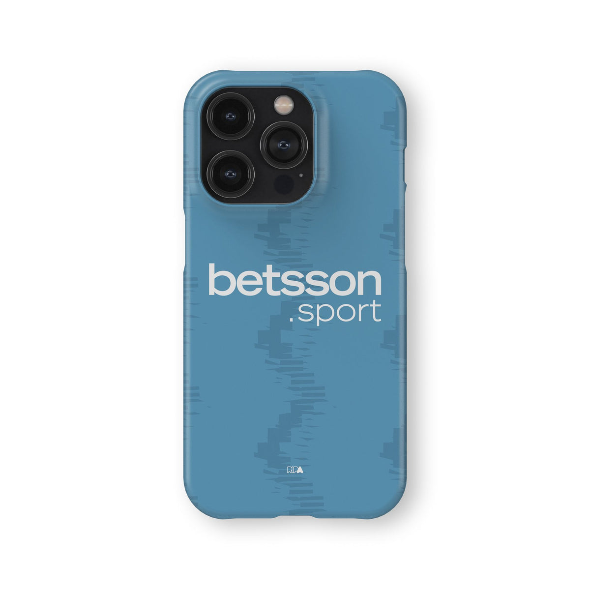 Phone case with the Club Brugge 2025-26 Third football shirt design by RIPA Football
