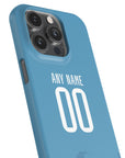 Phone case with the Club Brugge 2025-26 Third football shirt design by RIPA Football
