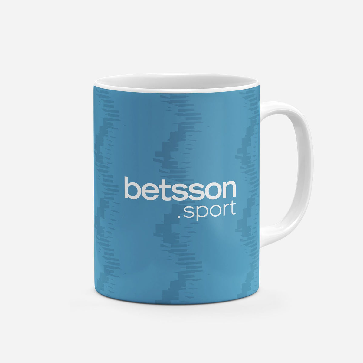 Mug with the Club Brugge 2025-26 Third football shirt design by RIPA Football