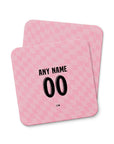 Coaster with the Olimpia 2025-26 Goalkeeper football shirt design by RIPA Football