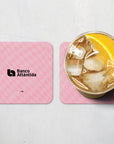 Coaster with the Olimpia 2025-26 Goalkeeper football shirt design by RIPA Football