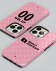 Phone case with the Olimpia 2025-26 Goalkeeper football shirt design by RIPA Football