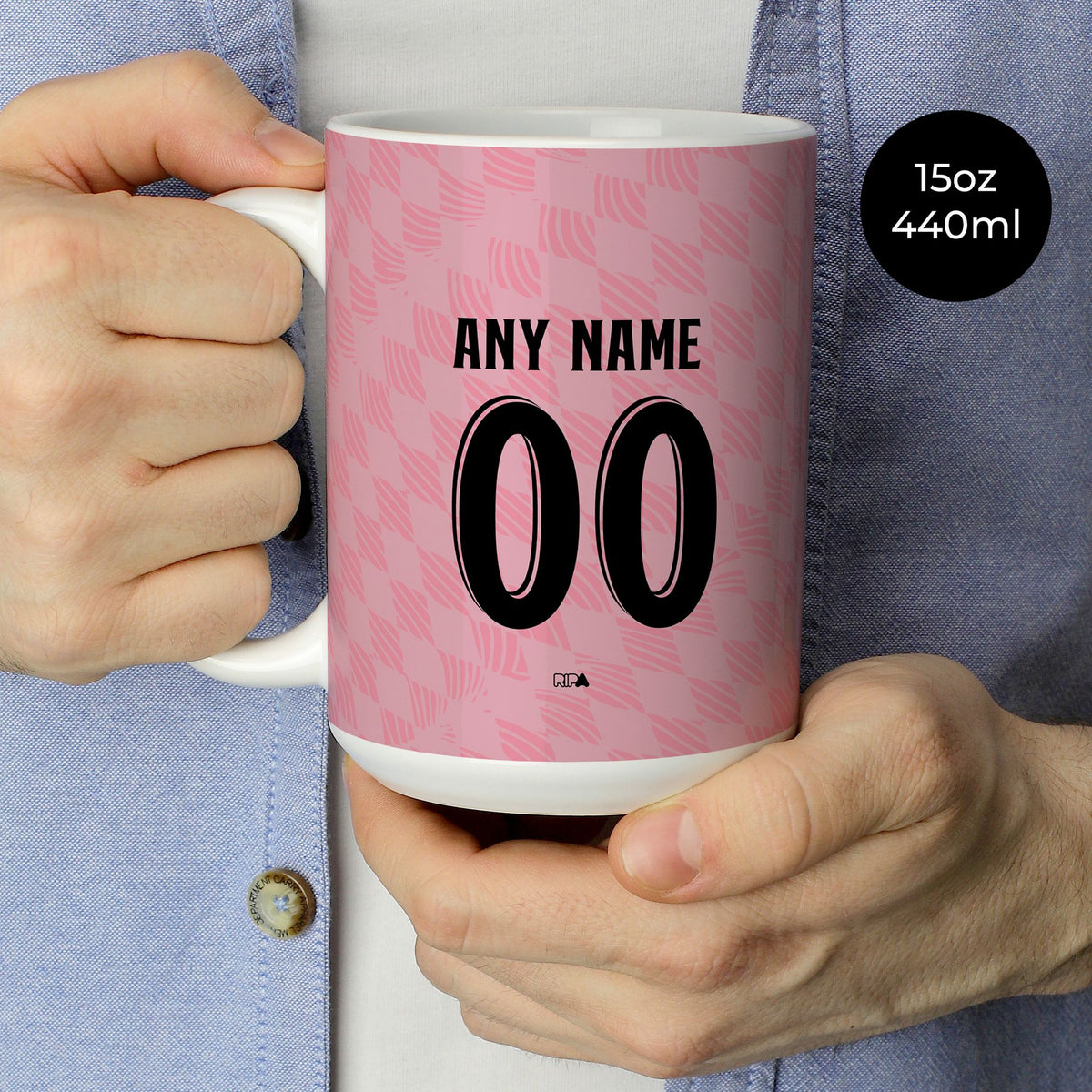 Mug with the Olimpia 2025-26 Goalkeeper football shirt design by RIPA Football
