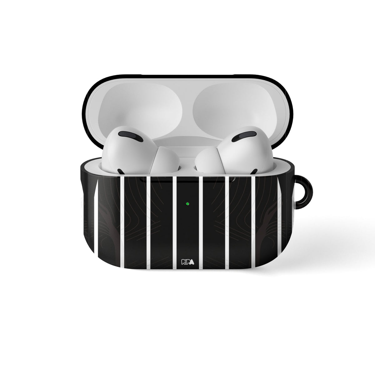 AirPods case with the Corinthians 2023-24 Away football shirt design by RIPA Football