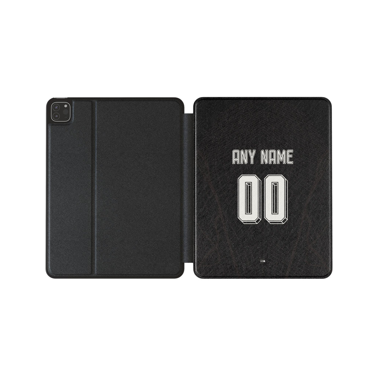 iPad case with the Corinthians 2023-24 Away football shirt design by RIPA Football