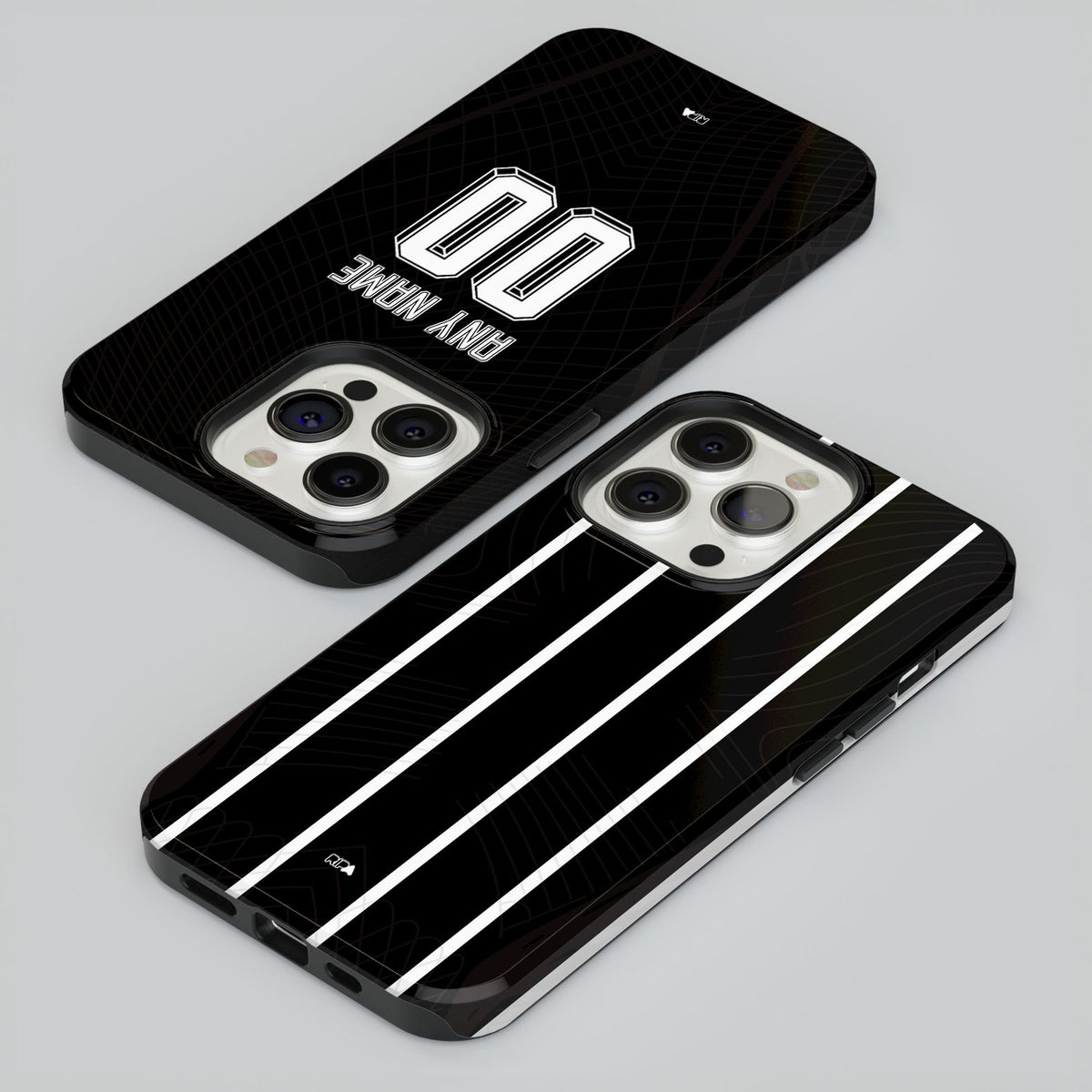 Phone case with the Corinthians 2023-24 Away football shirt design by RIPA Football