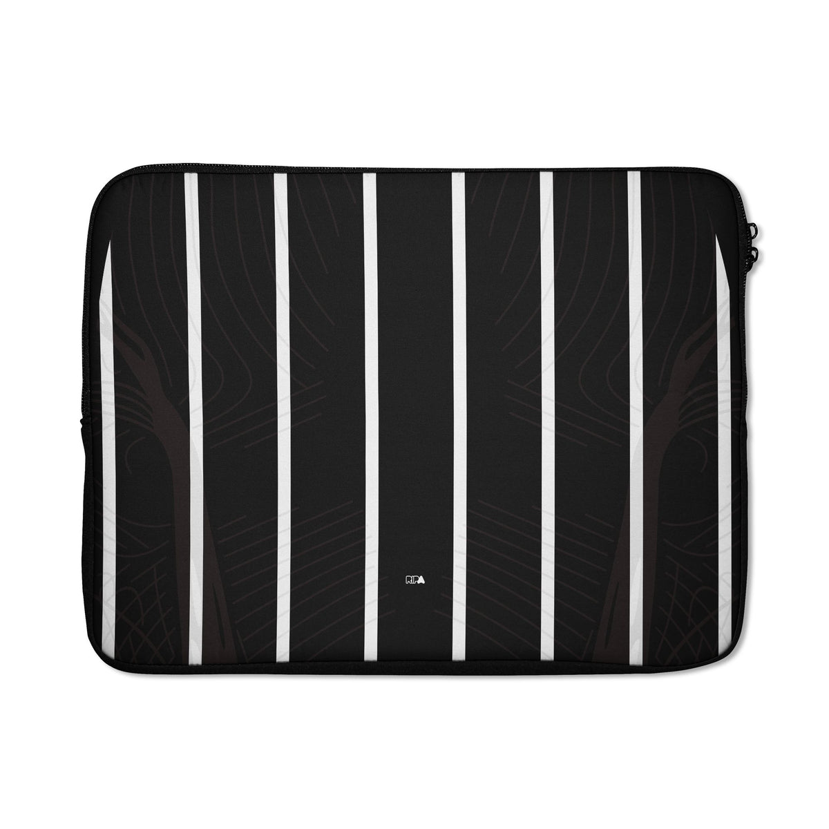 Laptop sleeve with the Corinthians 2023-24 Away football shirt design by RIPA Football