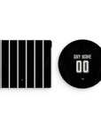 Mouse pad with the Corinthians 2023-24 Away football shirt design by RIPA Football