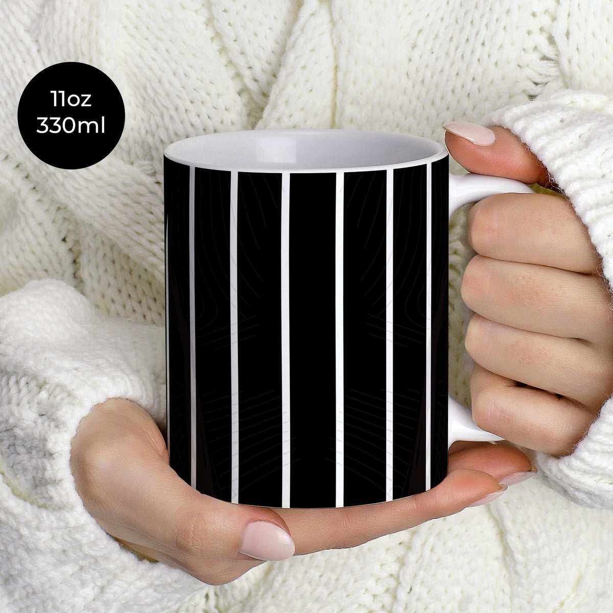 Mug with the Corinthians 2023-24 Away football shirt design by RIPA Football