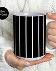 Mug with the Corinthians 2023-24 Away football shirt design by RIPA Football