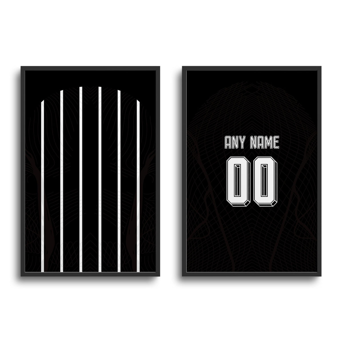 Print with the Corinthians 2023-24 Away football shirt design by RIPA Football