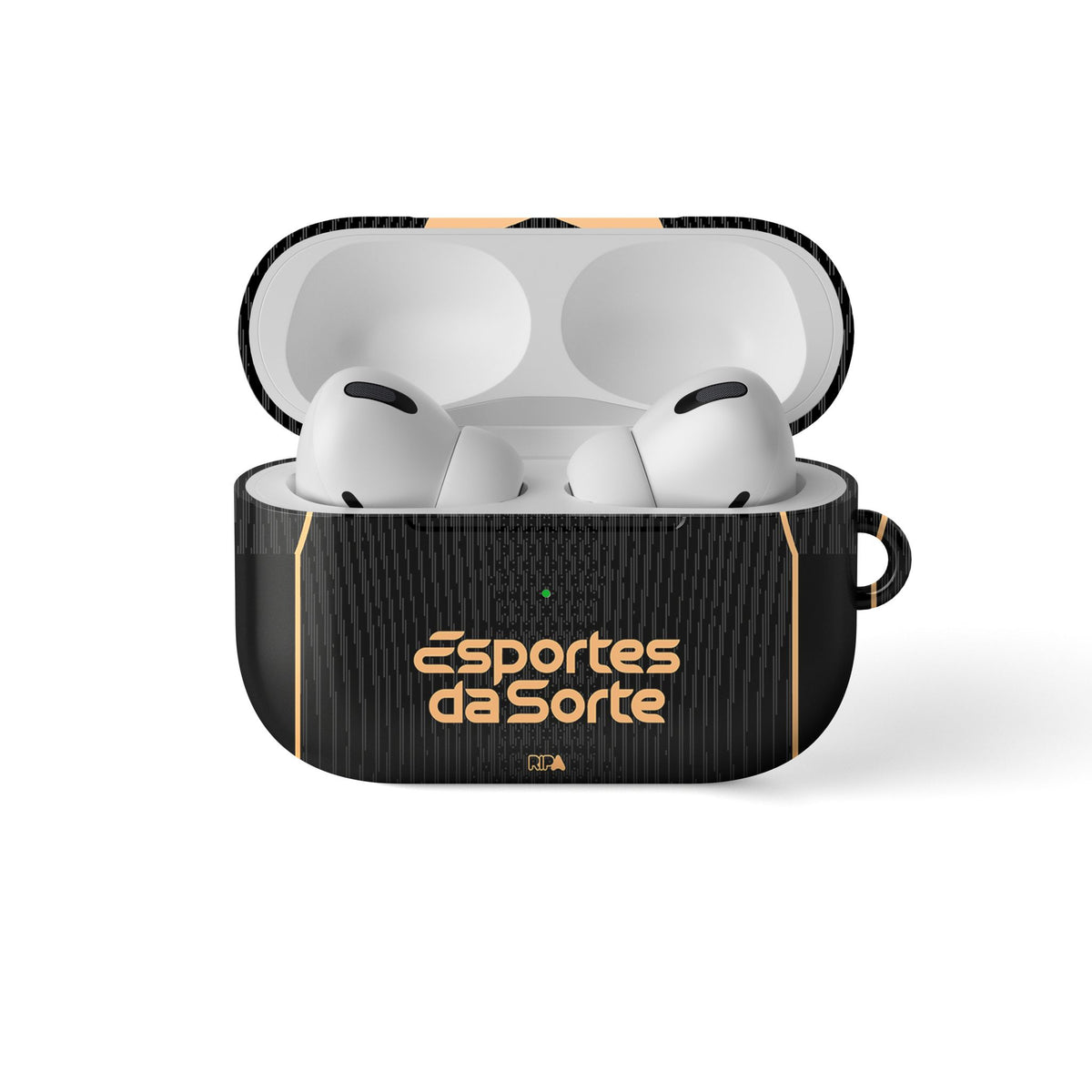 AirPods case with the Corinthians 2025-26 Third football shirt design by RIPA Football