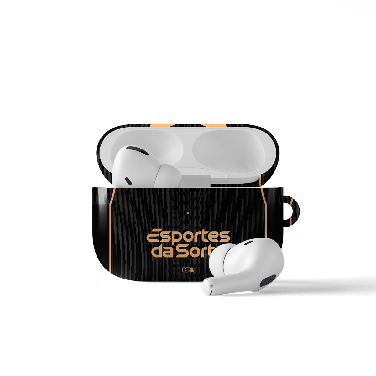 AirPods case with the Corinthians 2025-26 Third football shirt design by RIPA Football