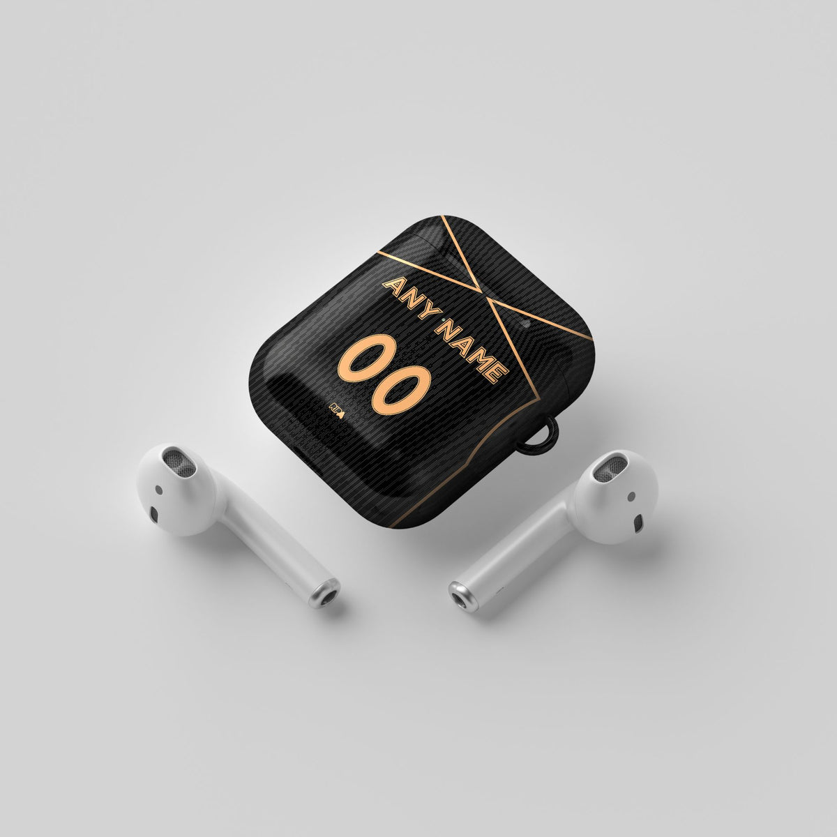 AirPods case with the Corinthians 2025-26 Third football shirt design by RIPA Football