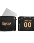Laptop sleeve with the Corinthians 2025-26 Third football shirt design by RIPA Football