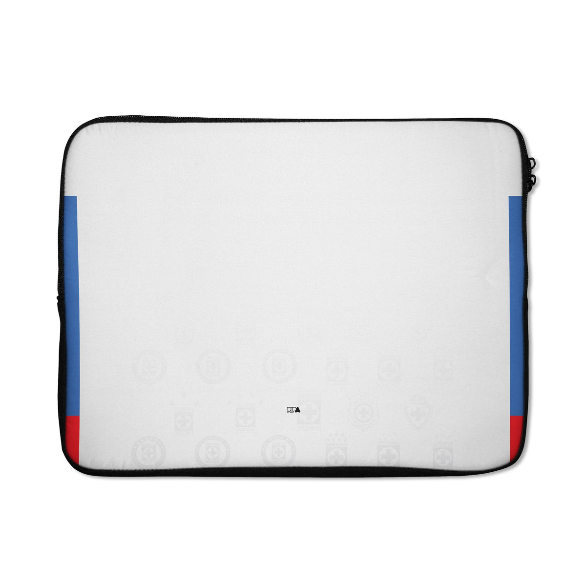 Laptop sleeve with the Cruz Azul 2022-23 Away football shirt design by RIPA Football