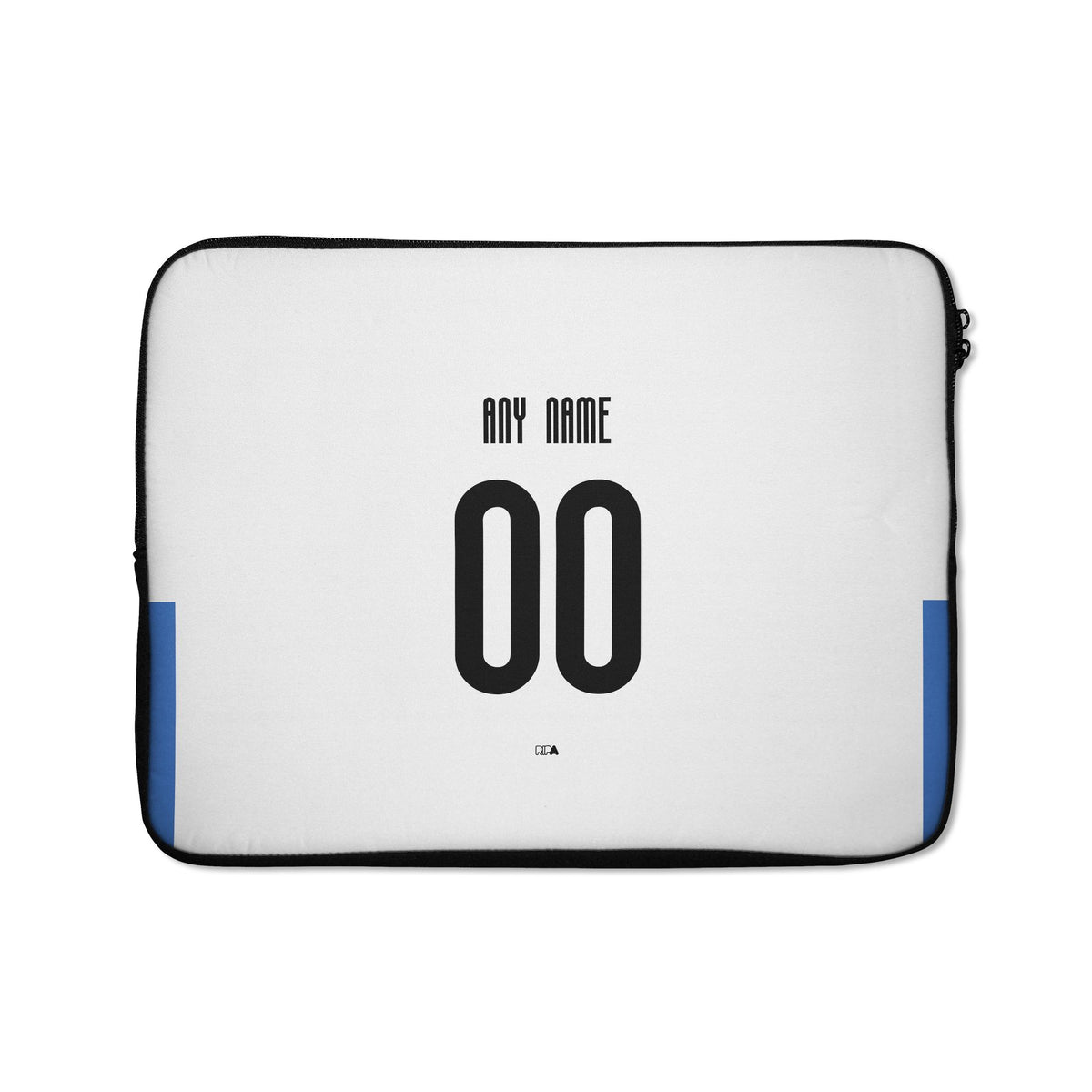 Laptop sleeve with the Cruz Azul 2022-23 Away football shirt design by RIPA Football
