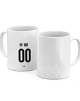 Mug with the Cruz Azul 2022-23 Away football shirt design by RIPA Football