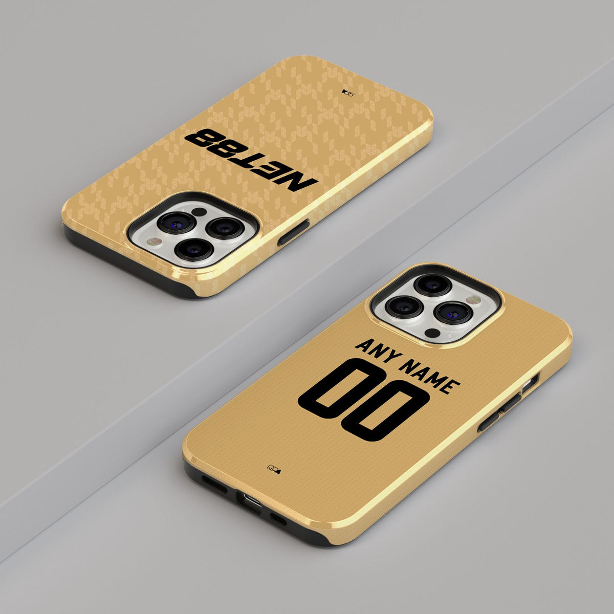 Phone case with the Crystal Palace 2025-26 Away football shirt design by RIPA Football
